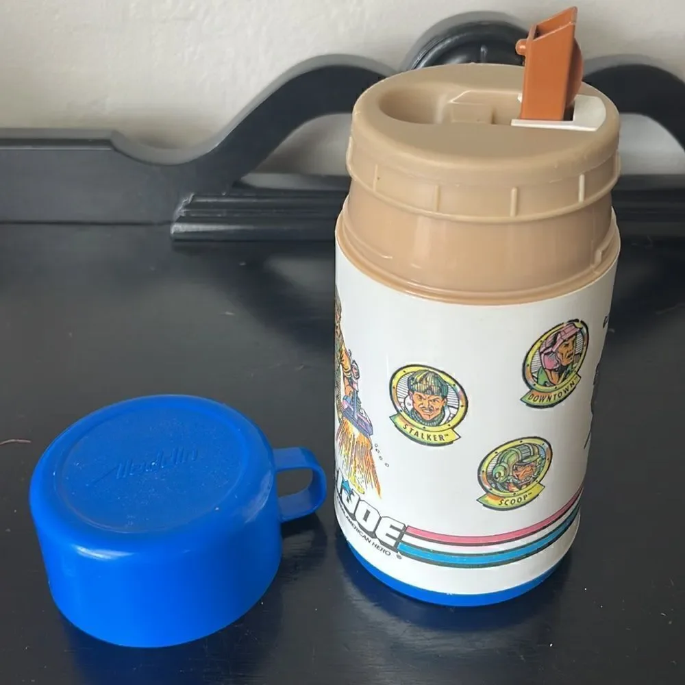 1989 Hasbro G.I. Joe a real American hero thermos